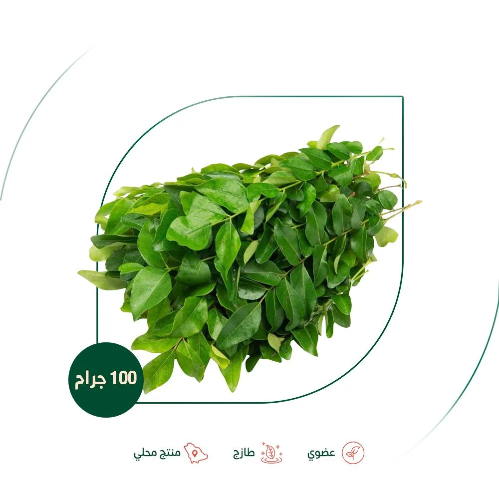 Fresh organic curry leaves, organic growhouse farm...