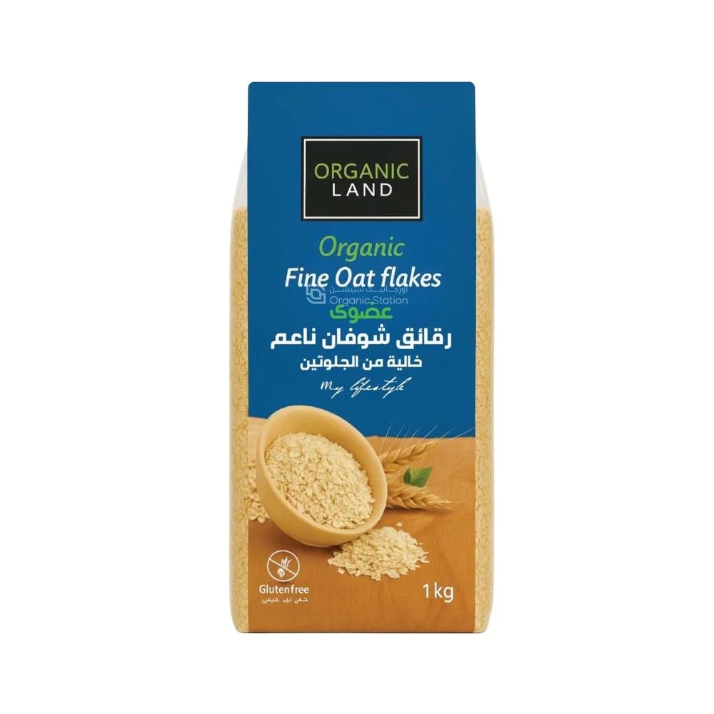 Organic Land Gluten-Free Soft Oat Flakes 1kg